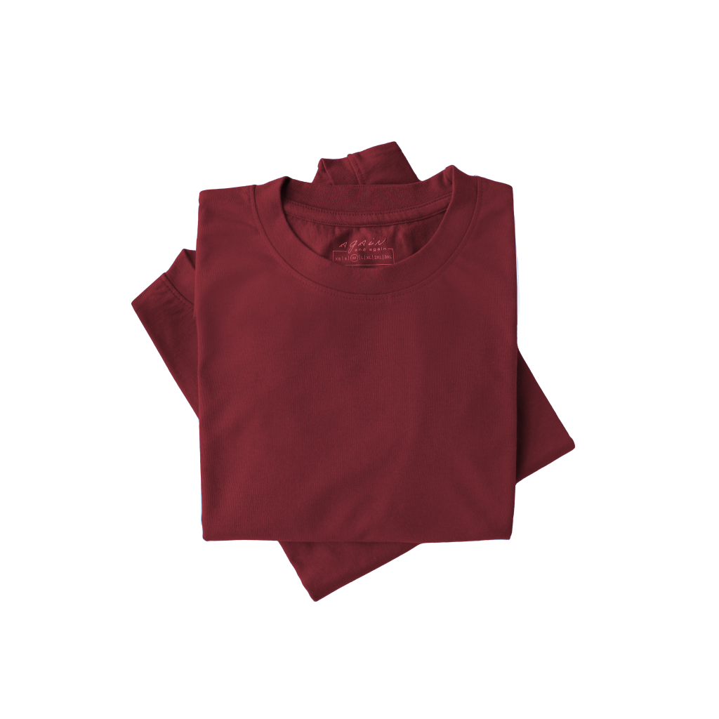 T-Shirt – Bordeaux Red