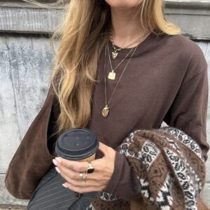 Tanja KVL Collectie Longsleeve brown