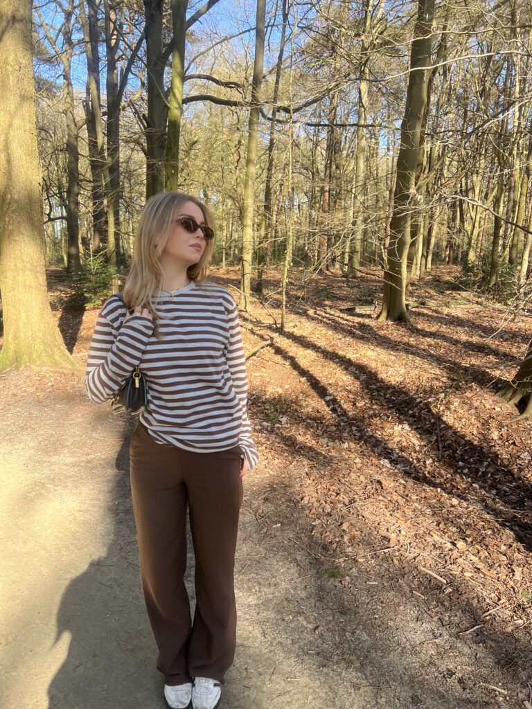 Long Sleeve Grey Brown