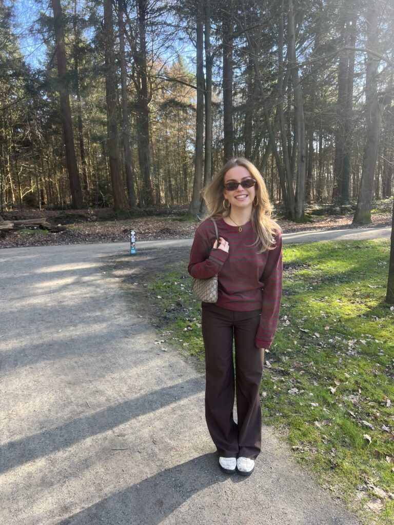 Long Sleeve Bordeaux Red Brown